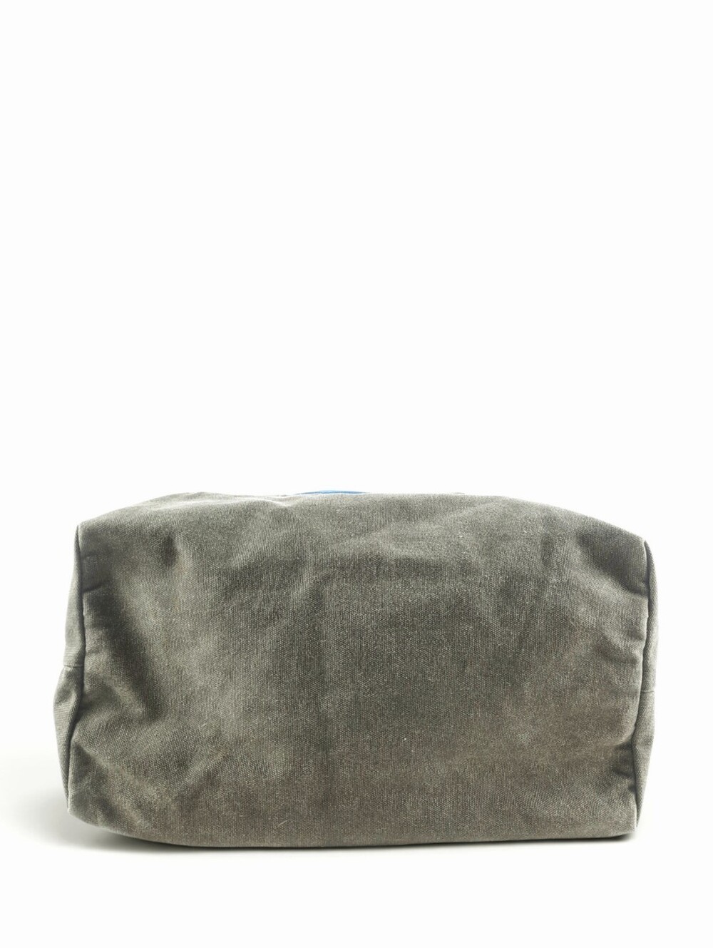 CBK Vtg LL Bean XL Sunwashed Canvas Field Tote Lined EUC Leather Slouchy Y2K - Picture 6 of 13